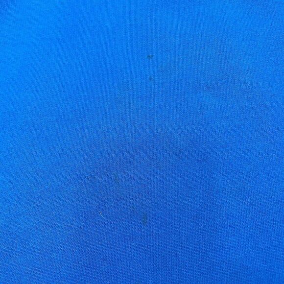 Nike Sweater Mens Medium Blue Swoosh Crewneck Pullover Embroidered Logo Turkey - Picture 3 of 11